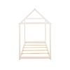 Twin Size Wooden House Bed; White(New)