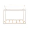 Twin Size Wooden House Bed; White(New)