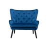 High Back Accent Chair .Comfortable Loveseat Fabric Padded Seat&nbsp;.Modern High Back Arm-sofa