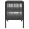 TV Cabinet Black 41.3"x13.8"x19.7" Glass and Steel