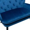 High Back Accent Chair .Comfortable Loveseat Fabric Padded Seat&nbsp;.Modern High Back Arm-sofa