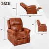 Lehboson Lift Chair Recliners, Electric Power Recliner Chair Sofa for Elderly, (Caramel)