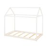 Twin Size Wooden House Bed; White(New)