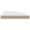 Floating Corner Shelf White 13.8"x13.8"x1.5" MDF
