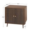 2 door cabinet; With 3D printed elements; for Bedroom; Living Room; Sofa Couch; Hall; Easy Assembly