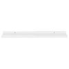 Wall Shelves 2 pcs High Gloss White 31.5"x3.5"x1.2"