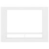 TV Cabinet White 59.8"x8.7"x44.5" Engineered Wood