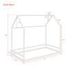 Twin Size House Bed Wood Bed; White(OLD SKU:WF281435AAK)