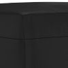 Footstool Black 23.6"x19.7"x16.1" Faux Leather