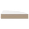 Floating Corner Shelves 2 pcs High Gloss White 9.8"x9.8"x1.5" MDF