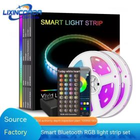 Bluetooth Intelligent Decorative Atmosphere Light Strip (Option: 15 M 270 Light IP20-40 Button American Standard)