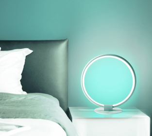 Retro Creative Bedroom Bedside Table Lamp (Option: White-Warm light-EU)