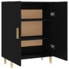 Sideboard Black 27.6"x13.4"x35.4" Engineered Wood