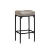 Bar stool set 2PC (White+Golden/Grey+Black)