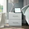 Lundy Low Profile Nightstand with USB, Black, by Hillsdale Living Essentials