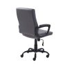 Bonded Leather Mid-Back Manager's Office Chair, multicolors