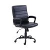 Bonded Leather Mid-Back Manager's Office Chair, multicolors