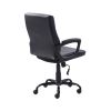 Bonded Leather Mid-Back Manager's Office Chair, multicolors